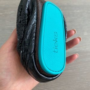 NWT Tieks by Gavrieli - obsidian black patent